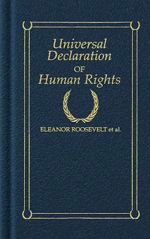 Universal Declaration of Human Rights – Eleanor Roosevelt | Hardcover Edition (6 Languages)