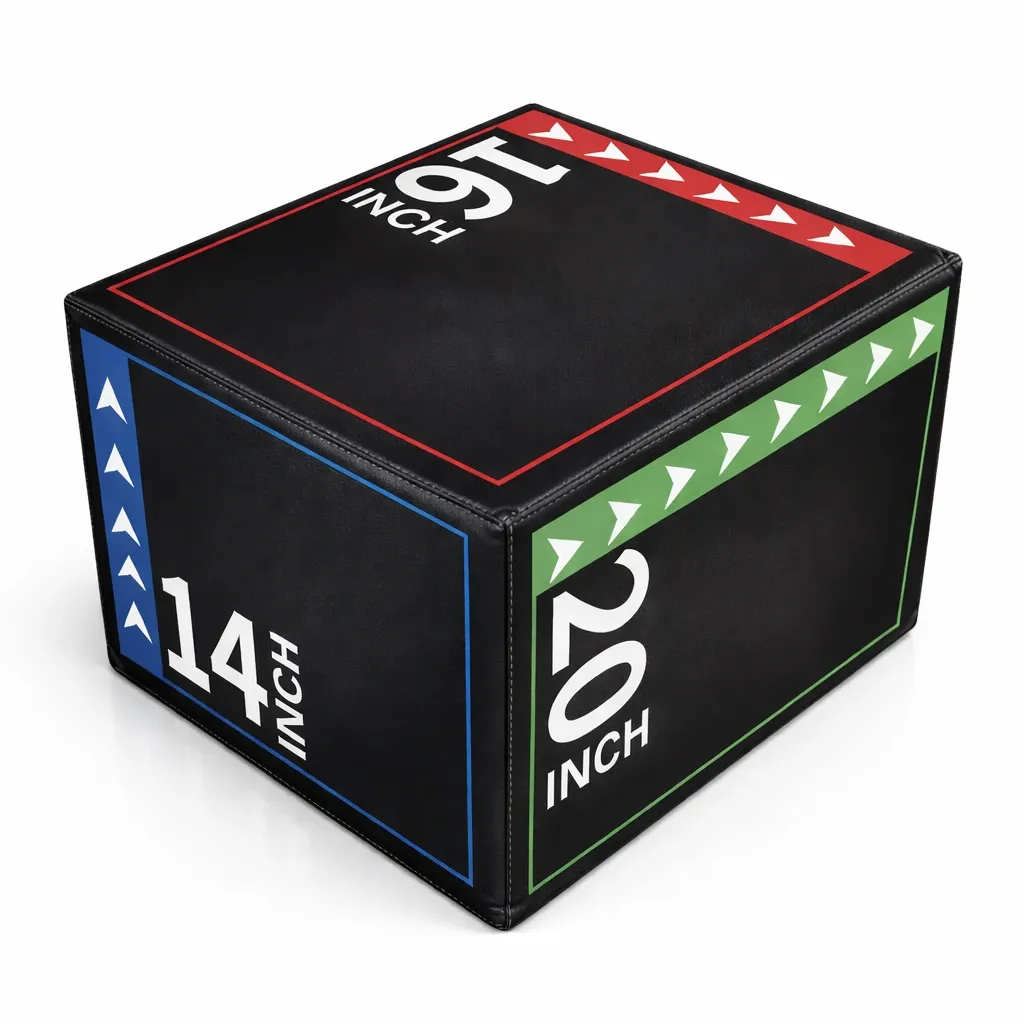 Soft Plyometric Jump Box – 3-in-1 Fitness Box