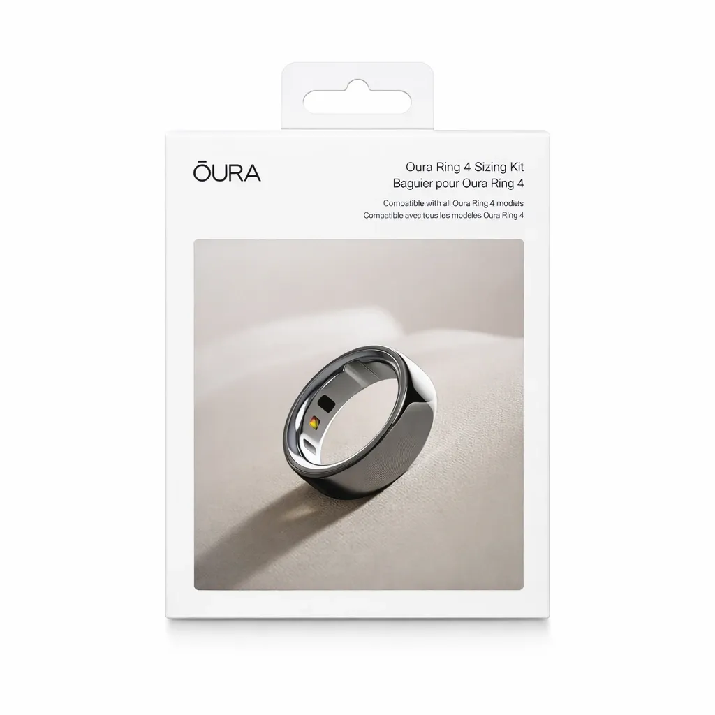 Oura Ring 4 Größen-Kit – Komplettes Größen-Testset (Größen 4–15) – Wie neu
