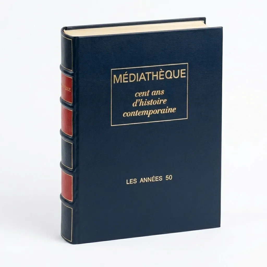 Vintage 1950s History Multimedia Book Set – "Les Années 50" (SGED Médiathèque)