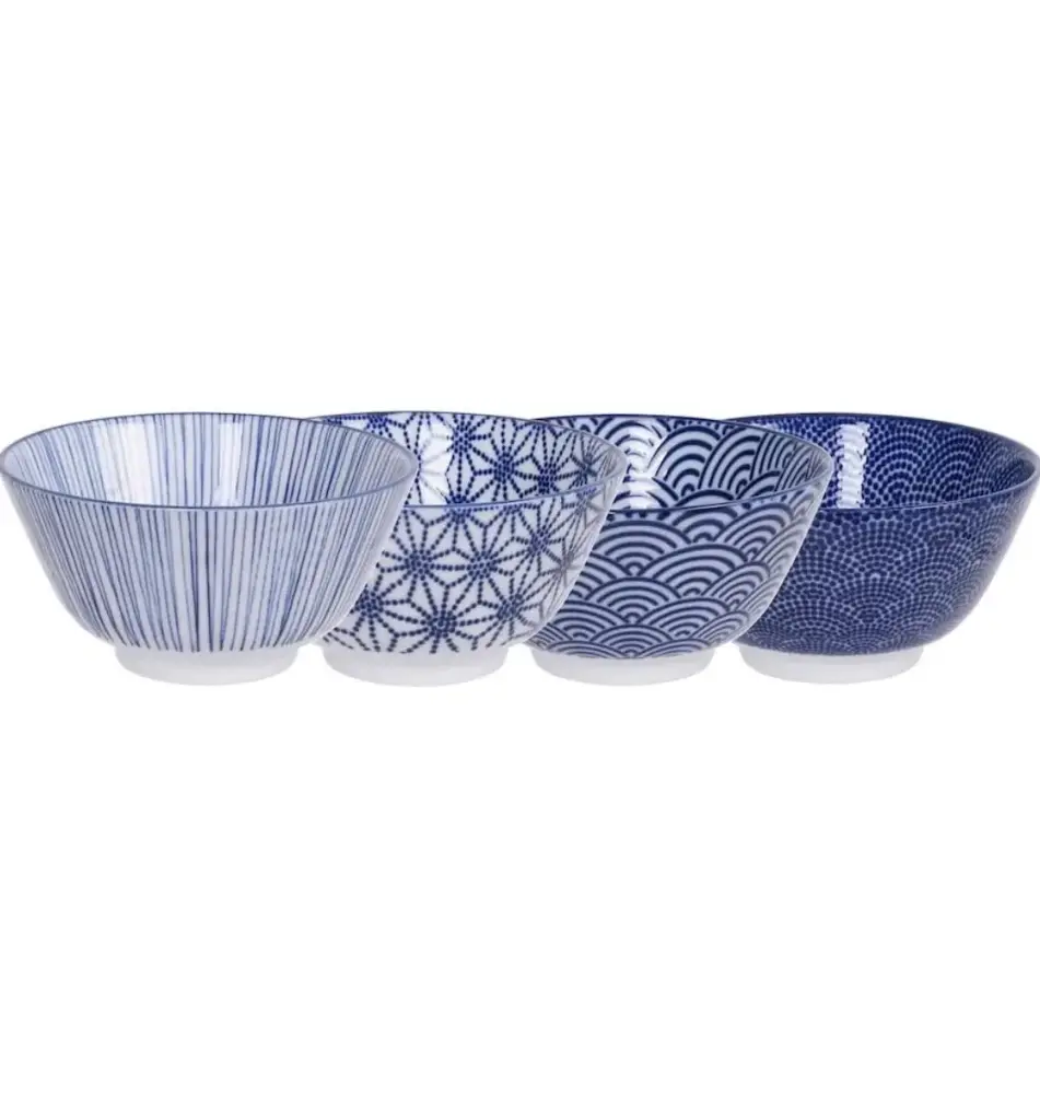 Tokyo Design Studio – Assorted Small Plates (Set of 4) | 12 x 6.4 cm