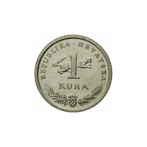 1 Kroatische Kuna Münze – 2001 – Sammlerstück | Seltene Balkan-Währung