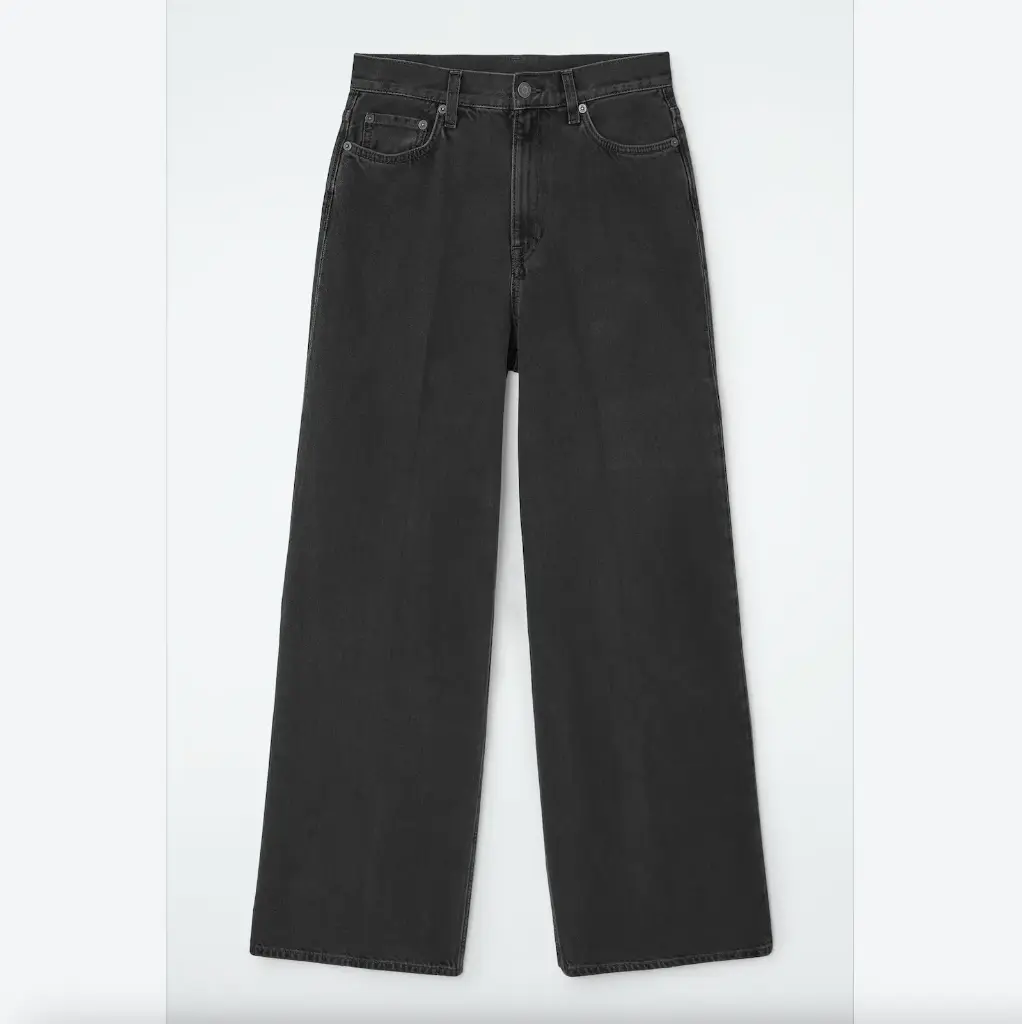 COS Tide Jeans – Weites Bein, Schwarz Verwaschen (C/N 884989 / P/1137112 8)