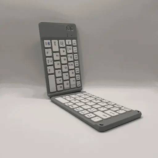 Foldable Bluetooth Keyboard – QWERTY Layout with Rechargeable Battery