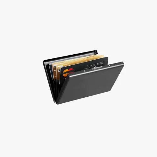 Mini Minimalist Metal Card Holder
