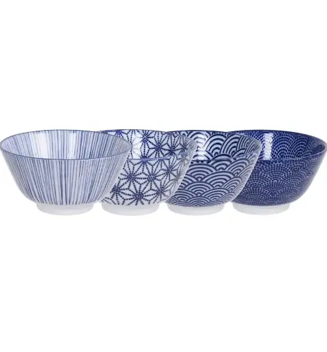 Tokyo Design Studio – Assorted Small Plates (Set of 4) | 12 x 6.4 cm
