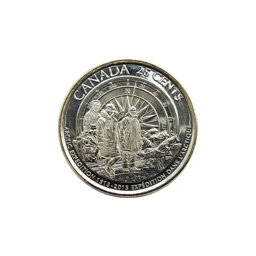 Collectible Coin – Canada 25 Cents 2013 “Arctic Expedition”