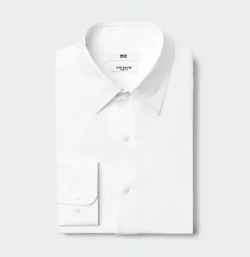 UNIQLO Men’s Super Non-Iron Slim-Fit Shirt – White (size - M)